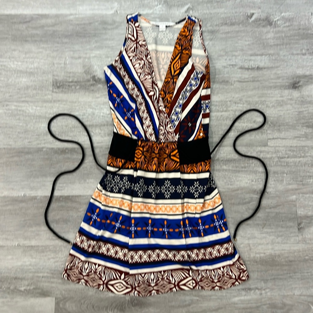 Diane Von Furstenberg Oblixe Wrap Dress in Desert Bands